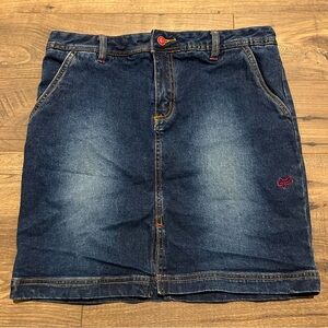 Fox Racing Denim Skirt Juniors 7 NEW